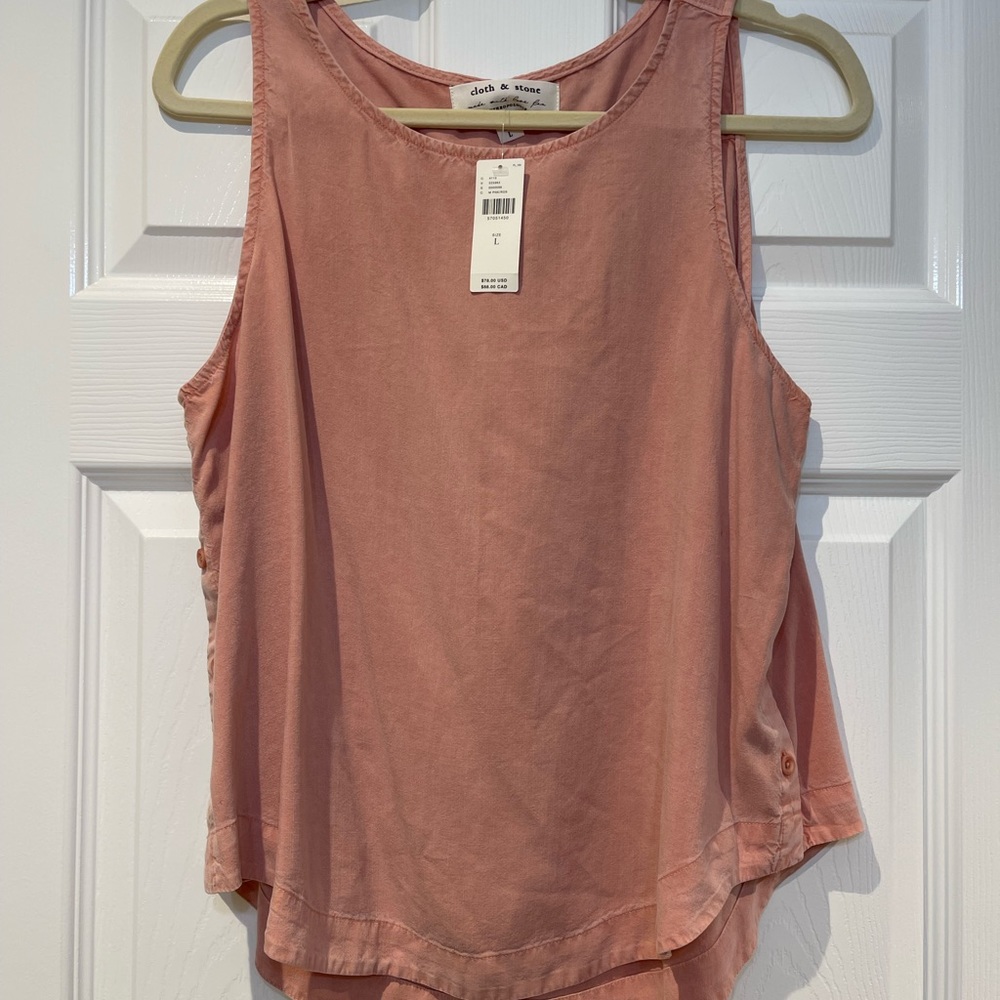 Cloth & Stone Pink/Blush Tank Top